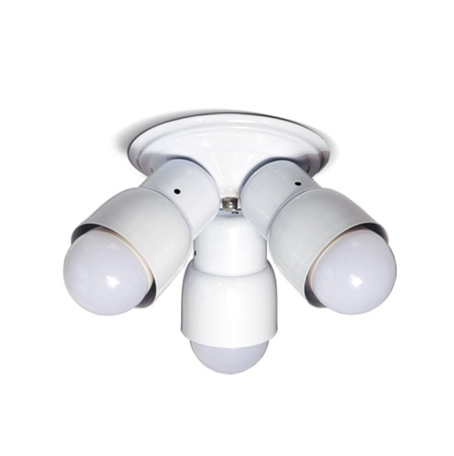 APLIQUE P/VENTILADOR 3 LUCES SJ