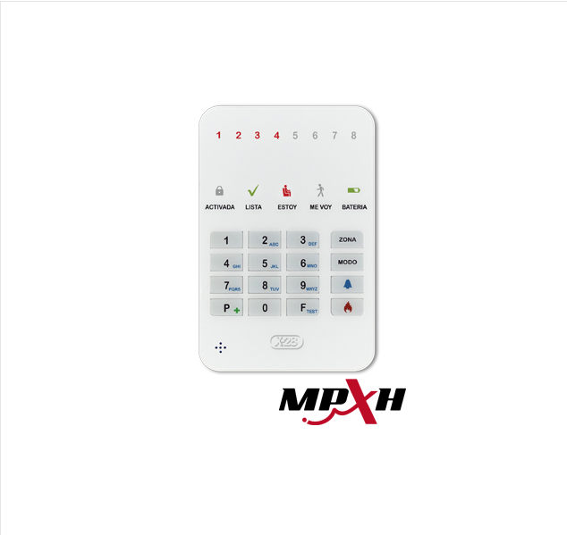 MINI TECLADO 8 ZONAS
