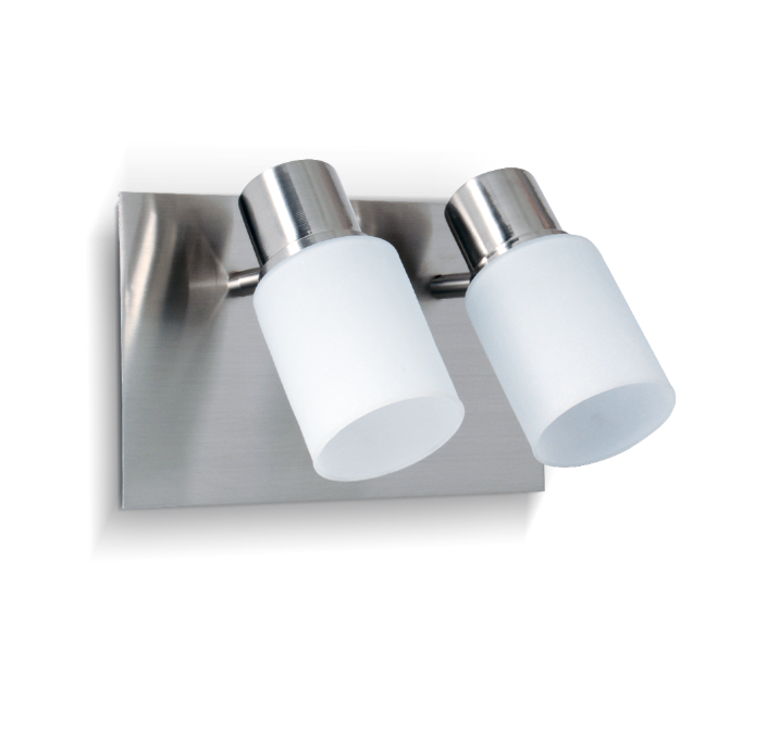 APLIQUE RECTANGULAR 2 LUCES 15x25 SJ