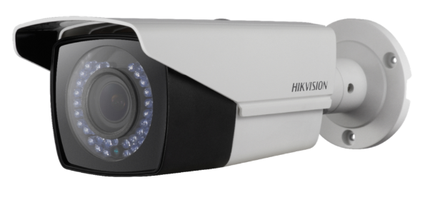 CAMARA HIKVISION, BULLET, 1MP, 4 EN 1, LENTE VARIFOCAL 2.8 A 12MM, IR40 MTS 