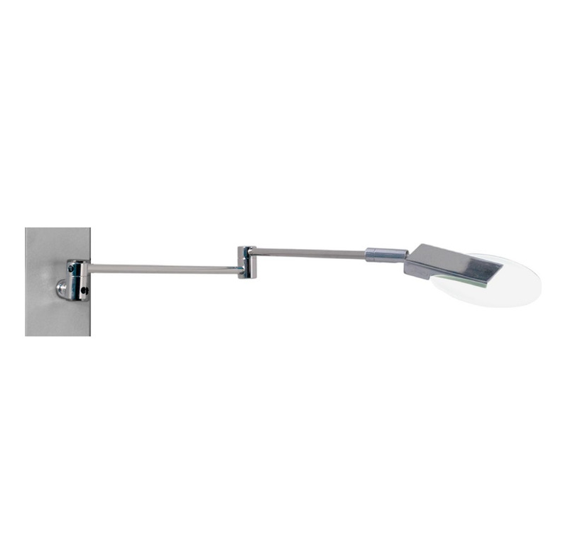 APLIQUE 1L LED 6,8W BRAZO ARTICULADO CROMO 