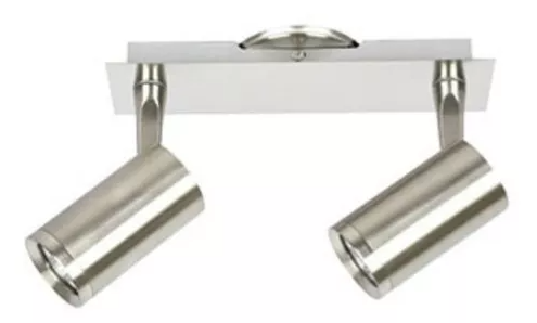 APLIQUE TEMPANO 2 LUCES GU10 PLATIL CANDIL 