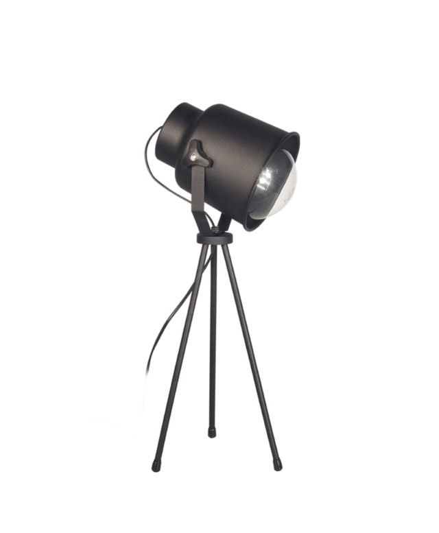 LAMPARA DE MESA TRIPODE METÁLICA 53CM SJ