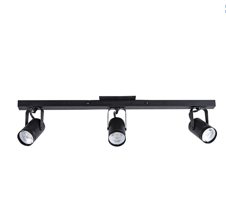 APLIQUE 3 LUCES BASE REGLETA SJ